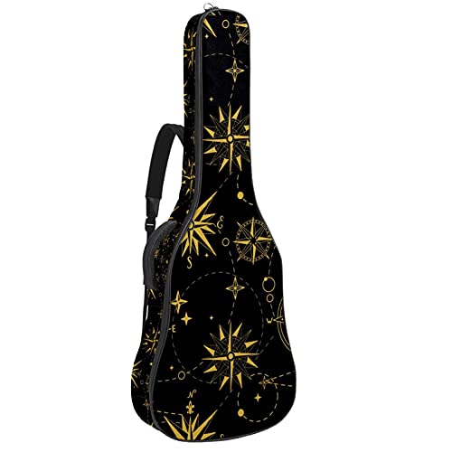 Housse de guitare acoustique de 106 cm rose pour transporter votre guitare folk en ville