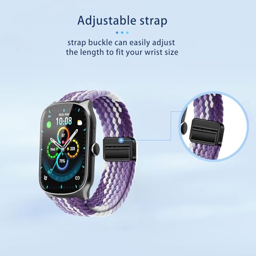 Correa nylon trenzado para STECEi S68 smartwatch miniatura 6