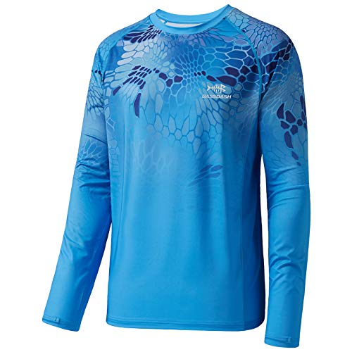 BASSDASH FS14M Men's Camo Gradient Performance Long Sleeve Fishing Shirt UPF50+