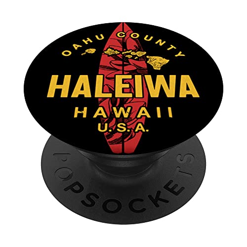 Haleiwa North Shore Oahu Hawaii Surf PopSockets PopGrip Interchangeable Cover