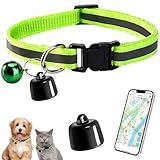 Traceur GPS pour Chat & Chie, Compatible iOS & Android, sans Frais SuppléMentaires, Suivi Mondial, Traceur GPS Intelligent pour Animaux De Compagnie, VéHicules, CléS Et Bagages