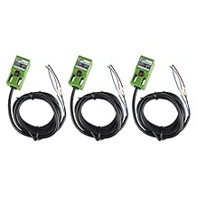 RATTMMOTOR 3Pcs SN04-N DC NPN Approach Sensor Inductive Proximity Switch Sensor Switch 4mm 3-Wire 6-36V/DC