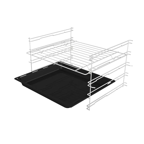 Gorenje Einbau-Herd-Set Inox Air Set mit Glaskeramik-Kochfeld, Heißluft, 73 Liter, 250° max. Ofentemperatur, MultiAir Technologie, 9 Funktionen, Bräterzone, Mininmale Einbaunische (HxBxT): 60x56x58cm