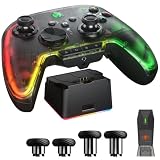 BIGBIG WON Rainbow 2 Pro Wireless Gaming Controller for PC, Switch, Black