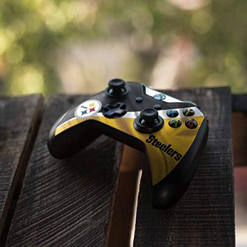 Skinit Decal Gaming Skin Compatible with Xbox One X Controller - Officially Licensed NFL Pittsburgh Steelers Design - Thumbnail 4