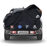 MAIZOA Bicycle cover for transportation, outdoor storage of 2 bicycles, 600D Oxford tear-resistant h