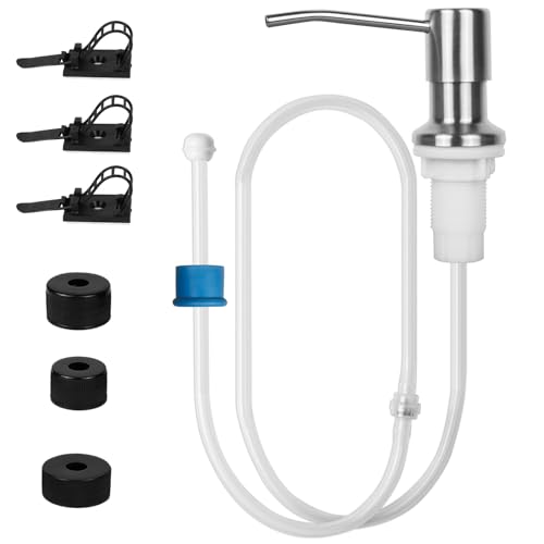 Domthent Soap Dispenser for Kitchen Sink Set,Sink Soap Dispenser Pump with 47
