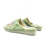 zapatillas vulladi casual  VULLADI Zapatillas Piso Parquet Flores Mujer 2603 Color: Verde Talla: 37