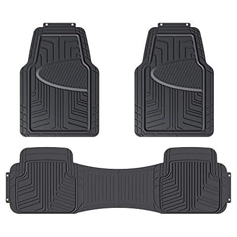 Amazon Basics - Alfombrilla de goma para coche (3 unidades) Cover