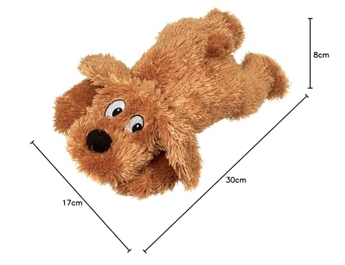 Karlie Plüschspielzeug Hund Stups L: 30 cm B: 17 cm H: 8 cm braun
