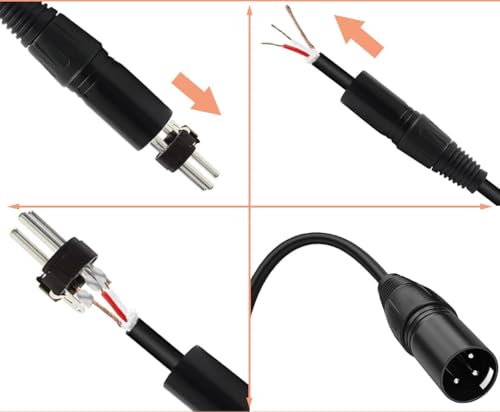 Fiche XLR pour microphone Lot de 24 prises audio pour studio