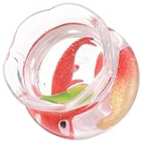 DOITOOL Miniatura Acuario Decorativo con Peces Koi Falsos Tanque Pequeño de Diseño Realista para Decoración de Casas de Muñecas y Escenas Miniatura Fácil Limpieza y Mantenimiento para