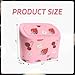 Meorain Mini Car Trash Can with Lid – Cute Strawberry Pink Trash Can for Women with 5 Bags, Girly Automotive Organizer for Front and Back Seat, Car Accessories for Teen Girls, SUV, Truck, Sedan