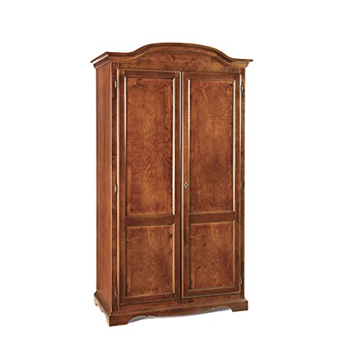 ✅Armadio in legno laccato bianco con 2 ante Dimensioni: cm 107 x 55 197 h