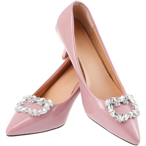 Boucles de chaussures en strass pour transformer des talons simples