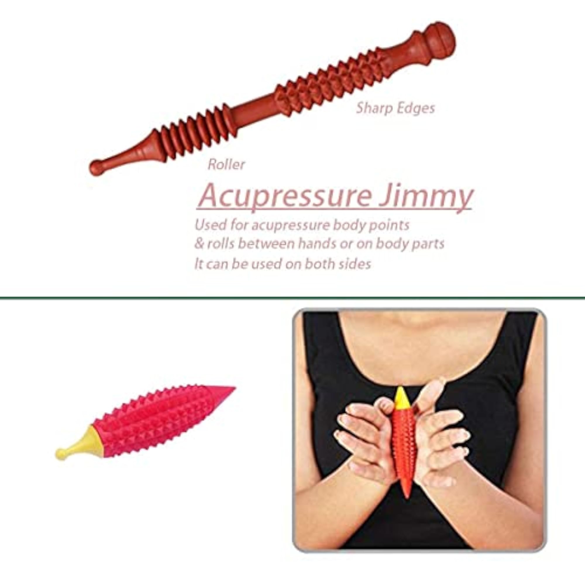 Acupressure Tools and Finger Rings Set