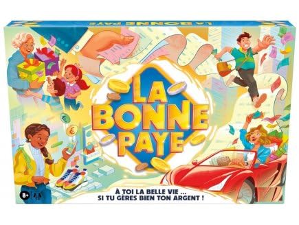La Bonne Paye Nouvelle Edition 2-6 Joueurs, Plateau Version française - Jeu de Societe Original Familial - Set Nouveaute et Carte