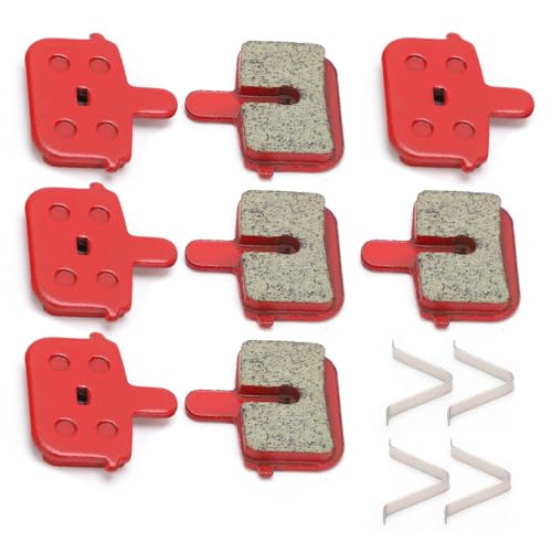 8PCS Resin Semi-Metal Brake Pads for EVs