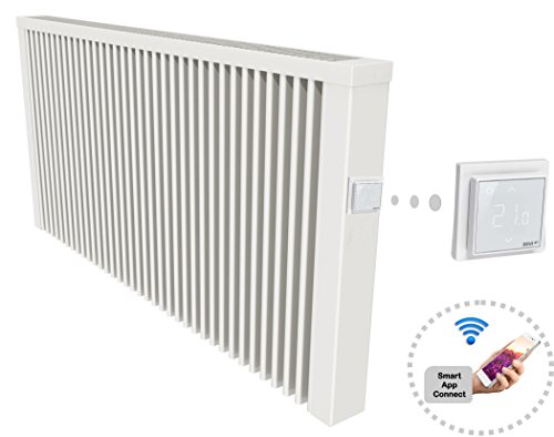 Preisvergleich Produktbild GreenEnergy Flächenspeicherheizung 1950W mit Smart App Connect - Heizkörper mit integrierter WLAN-Steuerung
