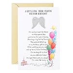 RF&CM Pocket Hug From Heaven on your Birthday | Pocket Hug | Letter from Heaven | Birthday Gift | Bereavement | keepsake | Sympathy Gift | Loss