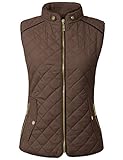 NE PEOPLE Womens Lightweight Quilted Zip Vest