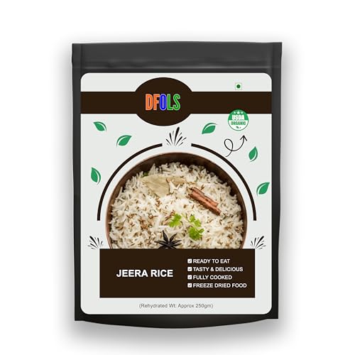 Jeera Rice, Fragrant Basmati Rice with Cumin Seeds, Ready-to-Eat, Aromatic