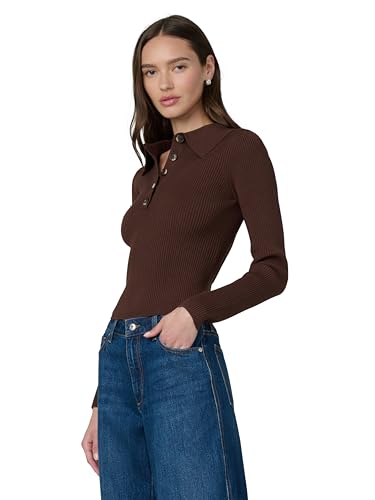 Joe's Women's The Lisa Polo Long Sleeve Sweater2