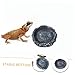 POPETPOP 2pcs Small Reptile Feeding Dish Water and Food Bowls for Turtles Lizards Snakes Edges Indoor Outdoor Use Design for Gecko and Reptile Care