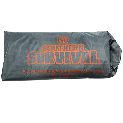 Battlbox 12’ X 9.5’ Multi-Purpose Weatherproof Tarp - Rip And Tear Proof Grommets And Reinforced Edges, Corners - Durable Tent Tarp, Rainfly And Shelter Cover - Compact Lightweight Camping Hiking Tarp #TOP9