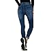 Produktbild Ital Design Damen Used Look Push UP Skinny Jeans Denim Life Gr. M/38 Blau