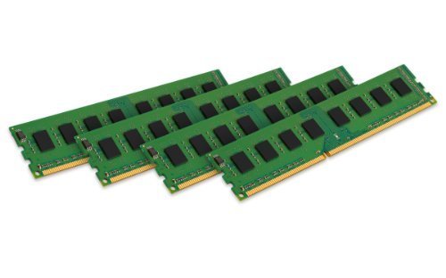 Kingston Technology 32GB Kit of 4 (4 x 8GB) DDR3 1600MHz PC3-12800 ECC DIMM Memory for Select IBM Servers KTM-SX316EK4/32G by Ki