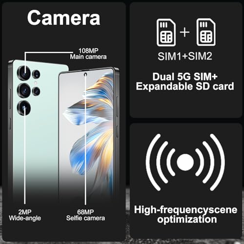 Image of BXV I25 Ultra 16+512GB Smartphone - 7000mAh Battery, 6.99-inch Display, Built-in Pen, Android 14, Snapdragon 8 Gen3, 68MP+108MP Camera Outperform Competitors in Speed & Power (Cyan)