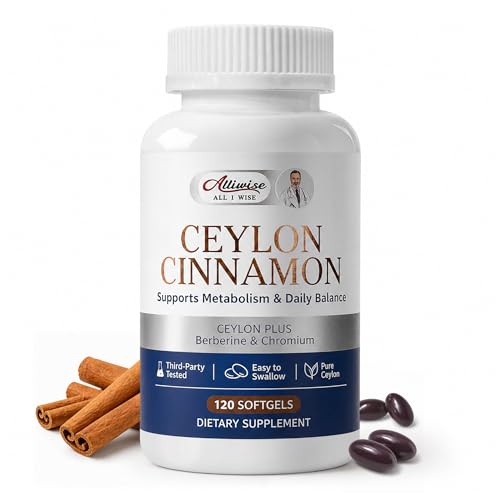 2 in 1 Ceylon Cinnamon with Berberine for Metabolism & Energy Support
