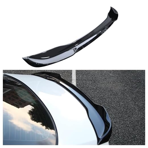 Spoiler for Civic Sedan 2025-2022 Without Drilling ABS Rear Trunk Spoiler Wing for Civic Sedan Hybrid (Glossy Black)