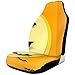 Produktbild Hirkeld Autositzbezüge Colorful Cute Vehicle Seat Protector Auto Fußmattenbezüge Black Bats On Yellow Moon
