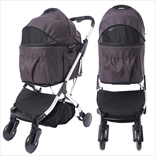 Amazon | Cocoheart 4輪ペットカート(シュシュ) 2way 取り外し可能 