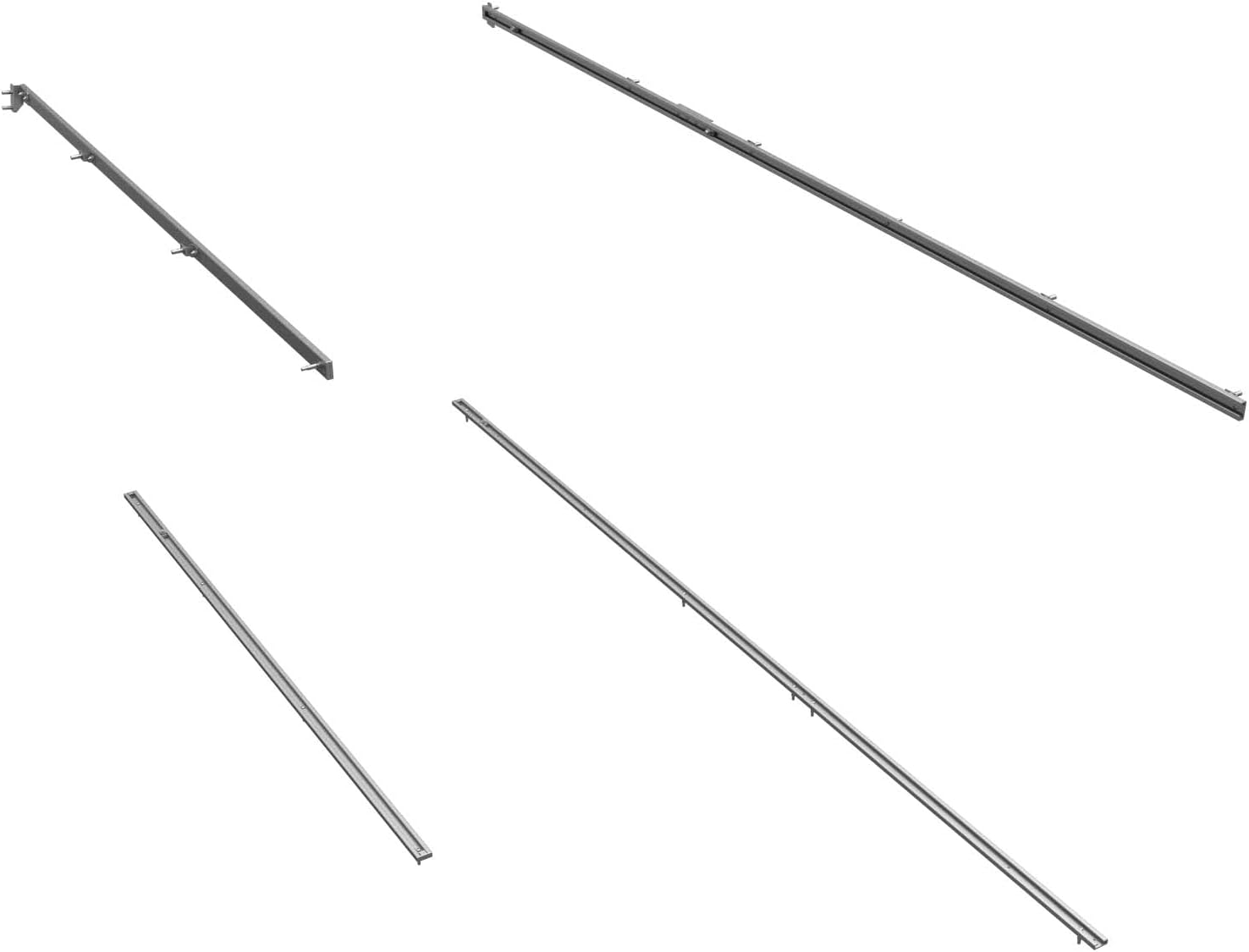 Adrian Steel RKPMXLWB, Mounting Rail Kit, ProMaster, 159"" WB Extended, Gray