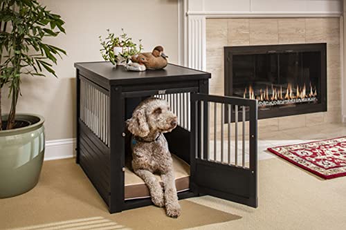 New Age Pet Ecoflex Pet Crate/End Table, Large, Espresso #TOP4