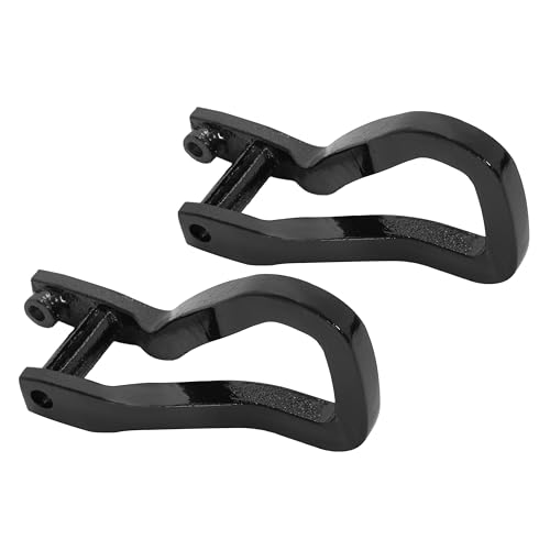 ALMULOO 2PCS Front Tow Recovery Hooks W/Bolts Compatible with 2019-2025 GMC Sierra 1500/2022 GMC Sierra 1500 Limited Replacement for 84195907 Steel (Black) by ALMULOO - Used condition - Image 4