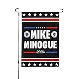 12.5"x18" Mike Minogue for 2026 Massachusetts Governor Garden Flag Vote for Mike Minogue Double Sided Flags for Outside Porch Yard Signs No Flagpole