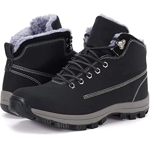 WHITIN Men’s Waterproof Cold-Weather Snow Boots