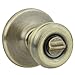Kwikset 300T 5 CP RCL RCS BBPKG Tylo Bed/Bath Knob in Antique Brass