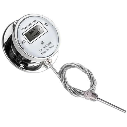 Thermomètre en acier inoxydable numérique étanche pour cuisson et industrie
