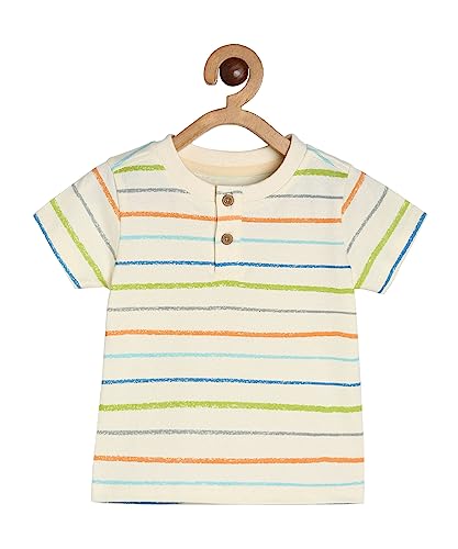 Image of miniklub Baby Round Neck Short Sleeve Knitted Cotton Clothing Set, Pack of 2 (Medieval Blue Color)