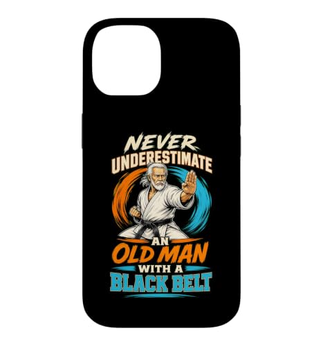 Never Underestimate Karate Grandpa ������ �X�}�z�P�[�X iPhone 14 �p