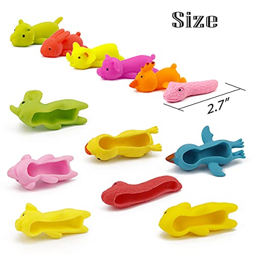 30 Pcs Slingshot Animals Finger Toys, Catapult Toys As Fun As Slingshot Chicken, Cute Shapes, More Colors, Great For Flying Games And Party Favors. #TOP1