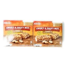Millville Sweet & Salty Nut Granola Bars نكهة الفول السوداني 6 بارات - 2 PACK