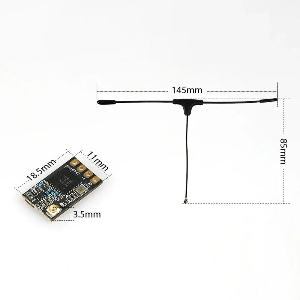 Ricevitore ELRS 915 868 FPV a lunga distanza 2.4GHz Nano adatto for parti di droni RC FPV a lungo raggio