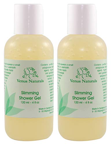 Venus Body Slimming Shower Gel with Pure Marine Algae Serum, 2-4oz Bottles