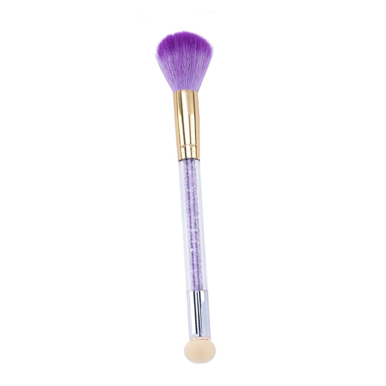 FRCOLOR Dual Heads Nail Art Brush Professional Sponge Painting Tool for Beautiful Nail Designs Durable and Easy to Hold